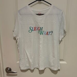 Wondershop White Sleepwear with Red Print